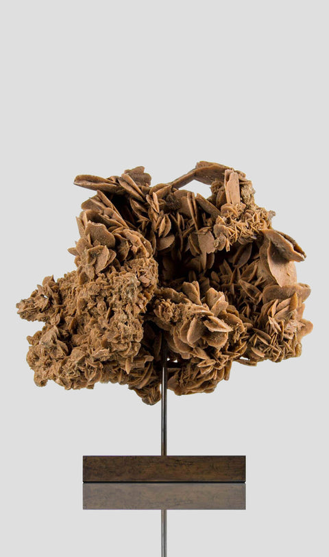 Desert Rose Mineral on bronze stand available for sale at VOSSO® 1