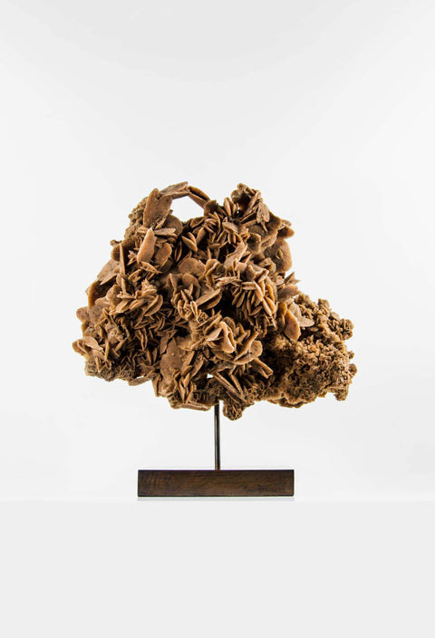 Desert Rose Mineral on bronze stand available for sale at VOSSO® 8
