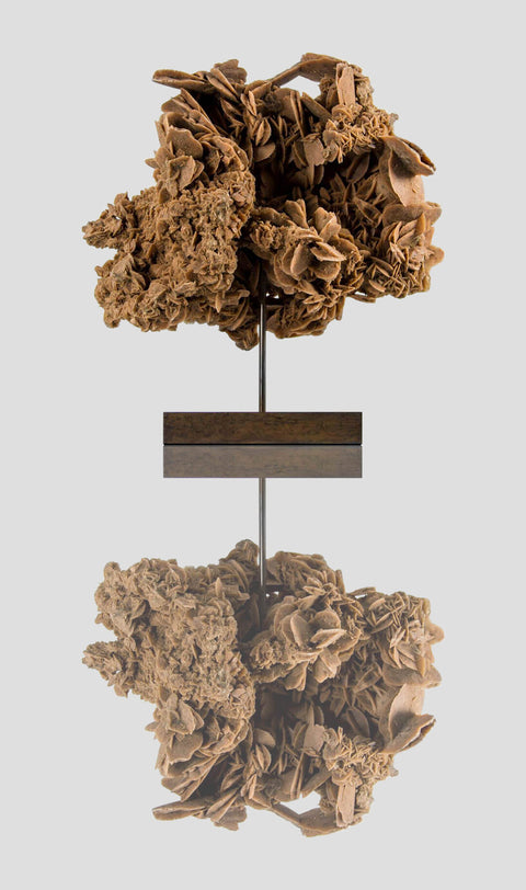 Desert Rose Mineral on bronze stand available for sale at VOSSO® 2